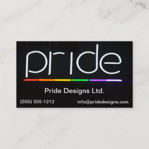 Gay pridevisitkort visitkort