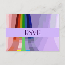 Gay Rainbow och Ringar Bröllop OSA