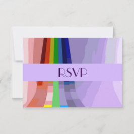 Gay Rainbow och Ringar Bröllop OSA