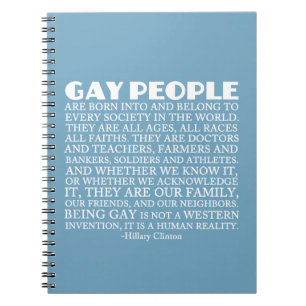Gay rights anteckningsbok