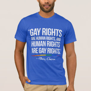 Gay rights är mänsklig rättighet - Hillary Clin Tröja