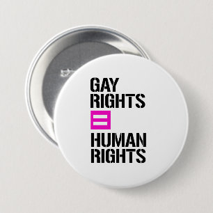 Gay rights jämlika Höger Knapp