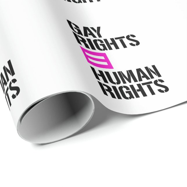 Gay rights jämlika Höger Presentpapper (Rullad Hörn)