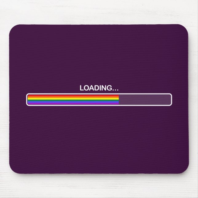 Gay rights som laddar Mousepad Musmatta (Framsidan)