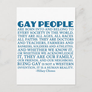 Gay rights vykort