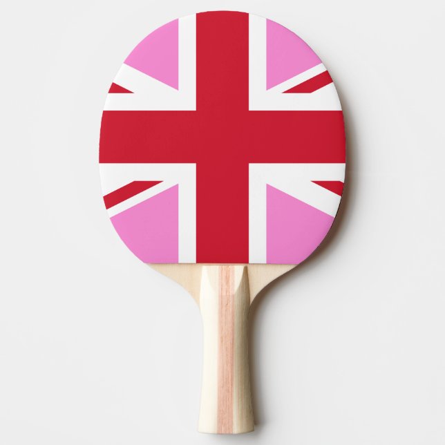 Gay Rosa UK Pride Flagga Pingisracket (Framsidan)