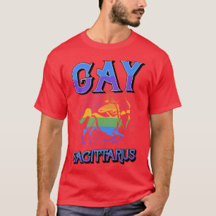 Gay Sagittarius Zodiac Sign Birthday Horoscope Con T Shirt