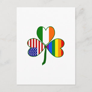 Gay Shamrock Vykort