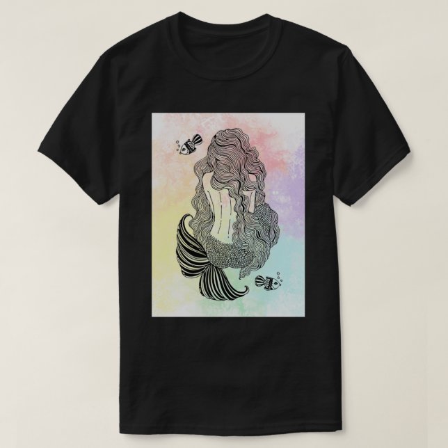 Gay Sjöjungfru T Shirt (Design framsida)