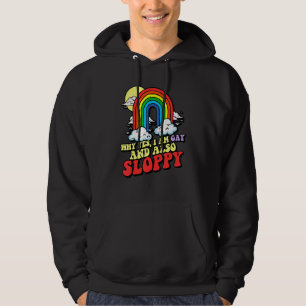 Gay & Sloppy Lgbtq-Pridet Regnbåge 80-talet är oor Hoodie