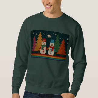 Gay Snögubbe Sweatershirt, Ugly Julsötare Lång Ärmad Tröja