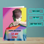Gay Son från Pappa Birthday Kort<br><div class="desc">Är du en far med en son som är HBT TQ? Söker efter ett sött sätt att säga "Grattis på födelsedagen" till dem och att du kärlekar dem precis som de är och att du är en stödjande förälder? Önskar en mycket Lycklig-födelse - homosexuell på ditt barn med detta HBT-kort...</div>