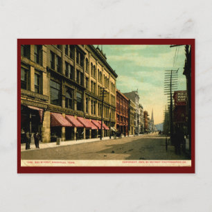 Gay St., Knoxville, Tennessee 1903 Gammal vykort
