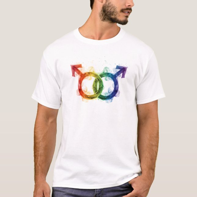 GAY SYMBOL T-Shirt | Gay Pride for Men | LGBTQ (Framsida)