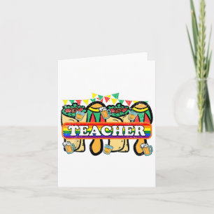 Gay Teacher Cinco De Mayo Lgbt-q Pride Mexican Fie Kort