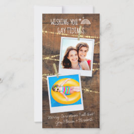 "Gay Tidings" HBT 2-fotokort för Helgdag