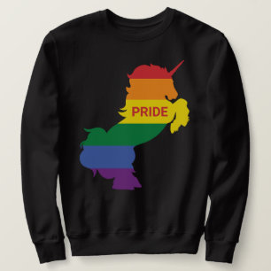 Gay Unicorn Lång Ärmad Tröja
