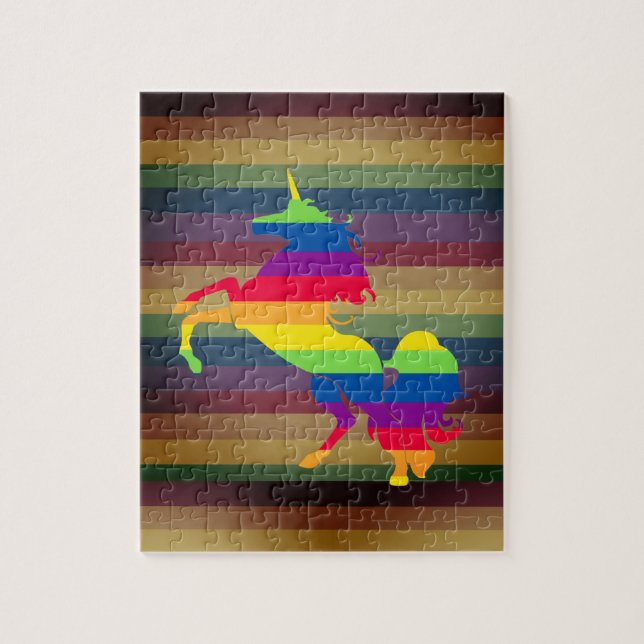 Gay Unicorn Pussel (Vertikal)