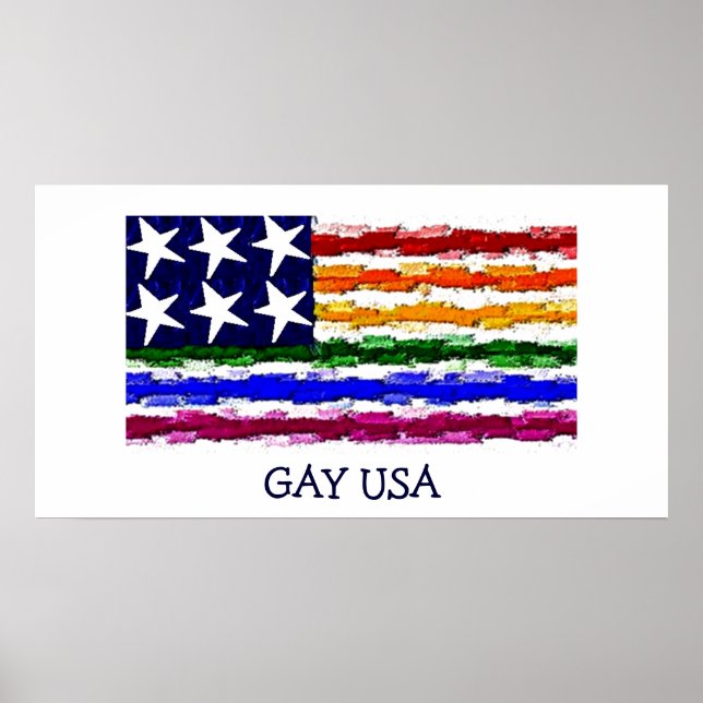 GAY USA POSTER (Framsidan)