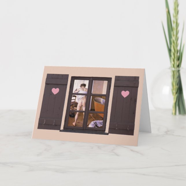 Gay Valentine, jag är Redo Helgkort (Framsida)