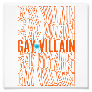 Gay Villain Funny Meme LGBT Gay pride Lesbisk HBT  Fototryck