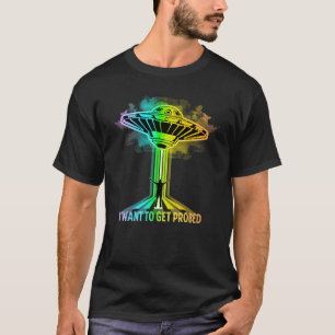 Gay Vuxen humor för HGBQ UFO Abduction Fläkt T Shirt