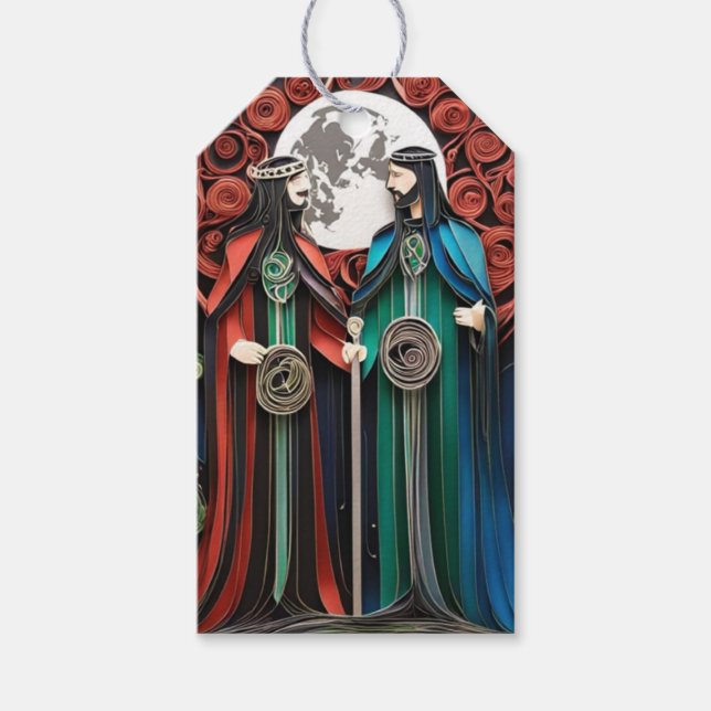 Gay Wedding Favor Presentetikett (Framsidan)