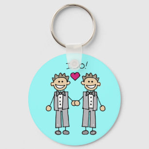 Gay Wedding Favors Nyckelring