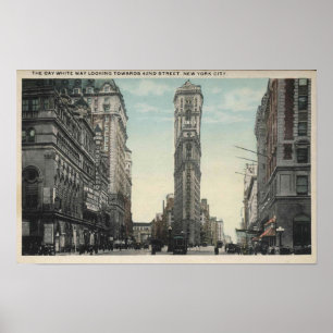 Gay White Way, Times Square NYC 1920 Poster
