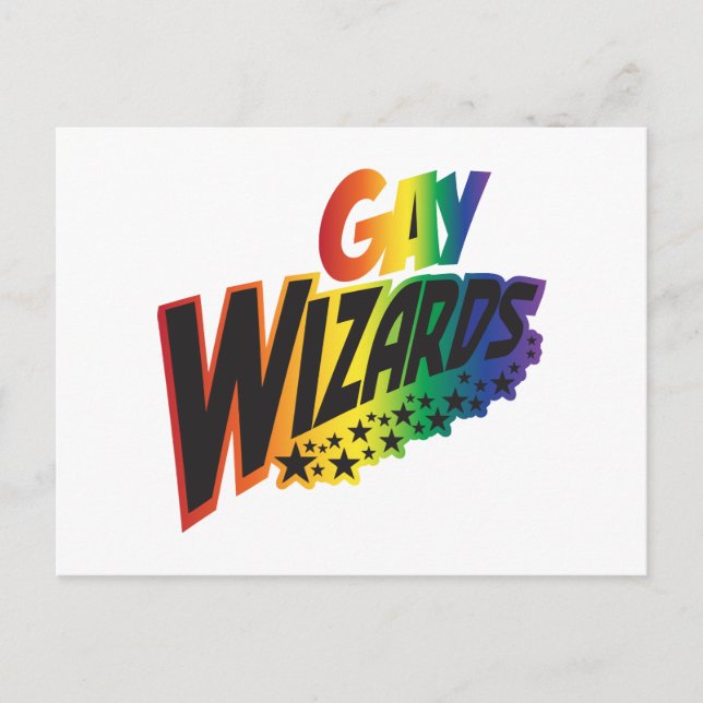 Gay Wizards Vykort (Framsida)