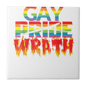 Gay Wrath Not Gay pride - juli Firande T Shirt Kakelplatta