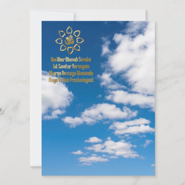 Gayatri mantra (Framsida)