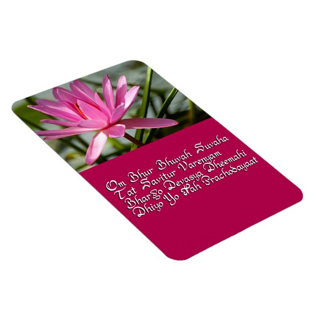 Gayatri mantra magnet (Högersidan)