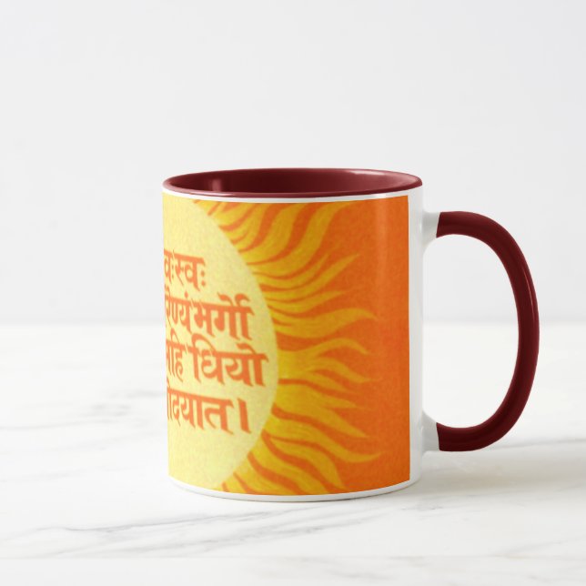 Gayatri Mantra Mugg (Höger)