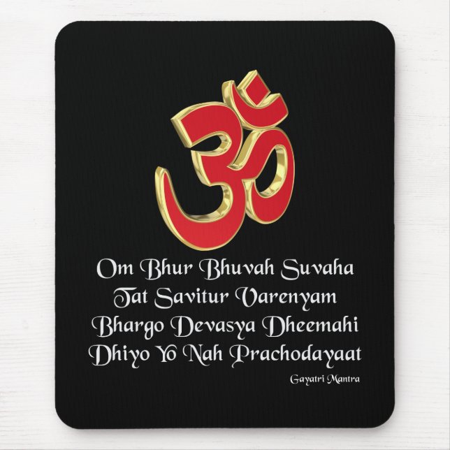 Gayatri mantra musmatta (Framsidan)
