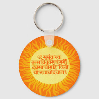 Gayatri Mantra Nyckelring