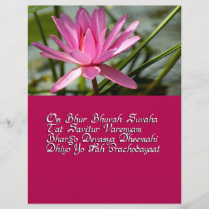 Gayatri-mantra Reklamblad