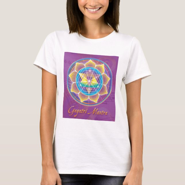 Gayatri Mantra T-shirt (Framsida)