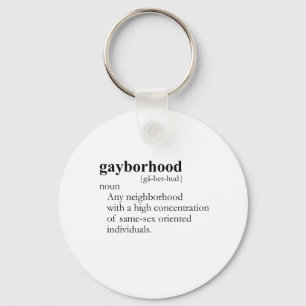 GAYBORHOOD/GLAD SLANGT-TRÖJA NYCKELRING