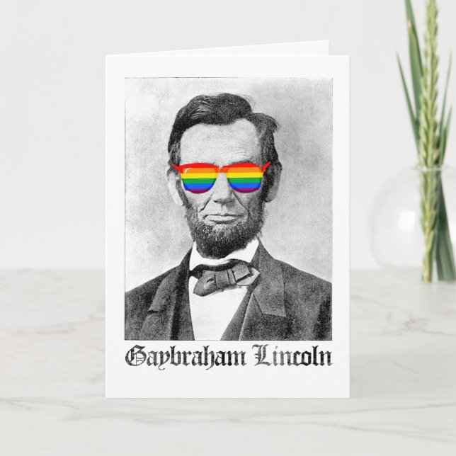 GAYBRAHAM LINCOLN KORT (Framsida)