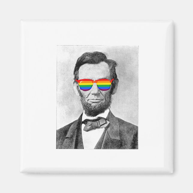 Gaybraham Lincoln Magnet (Framsidan)