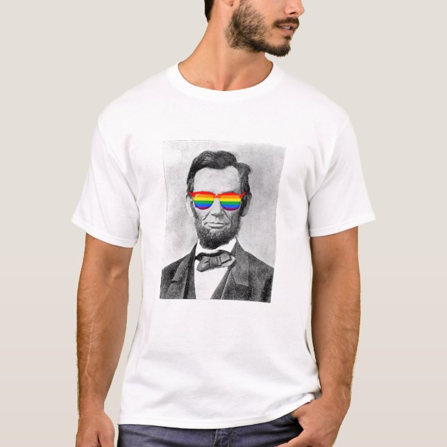 Gaybraham Lincoln T-shirt (Framsida)