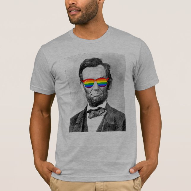 Gaybraham Lincoln T-shirt (Framsida)