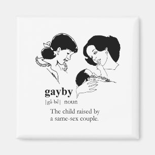 GAYBY (lesbisk) Magnet