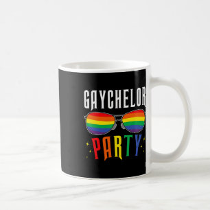 Gaychelor Gay Lesbisk Lgbtq Pride Sällskapsfest W Kaffemugg