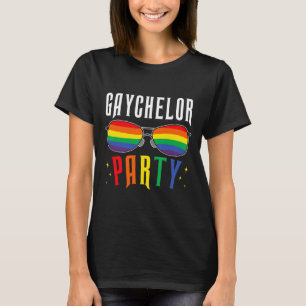 Gaychelor Gay Lesbisk Lgbtq Pride Svärmannafest W T Shirt