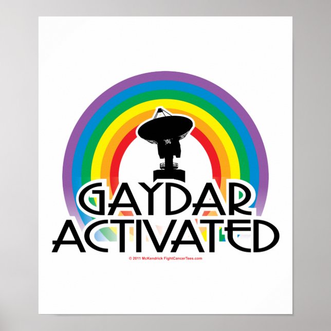 Gaydar Activated Poster (Framsidan)