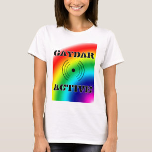 Gaydar aktiv mig t shirt