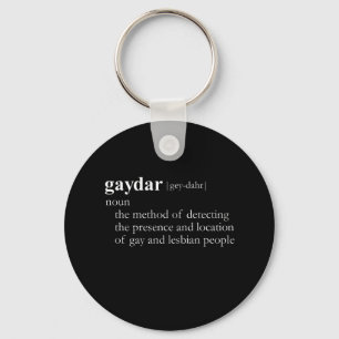 GAYDAR (definition) Nyckelring