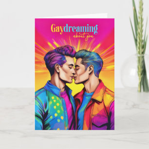 Gaydreaming Male par Rainbow Kärlek Kort